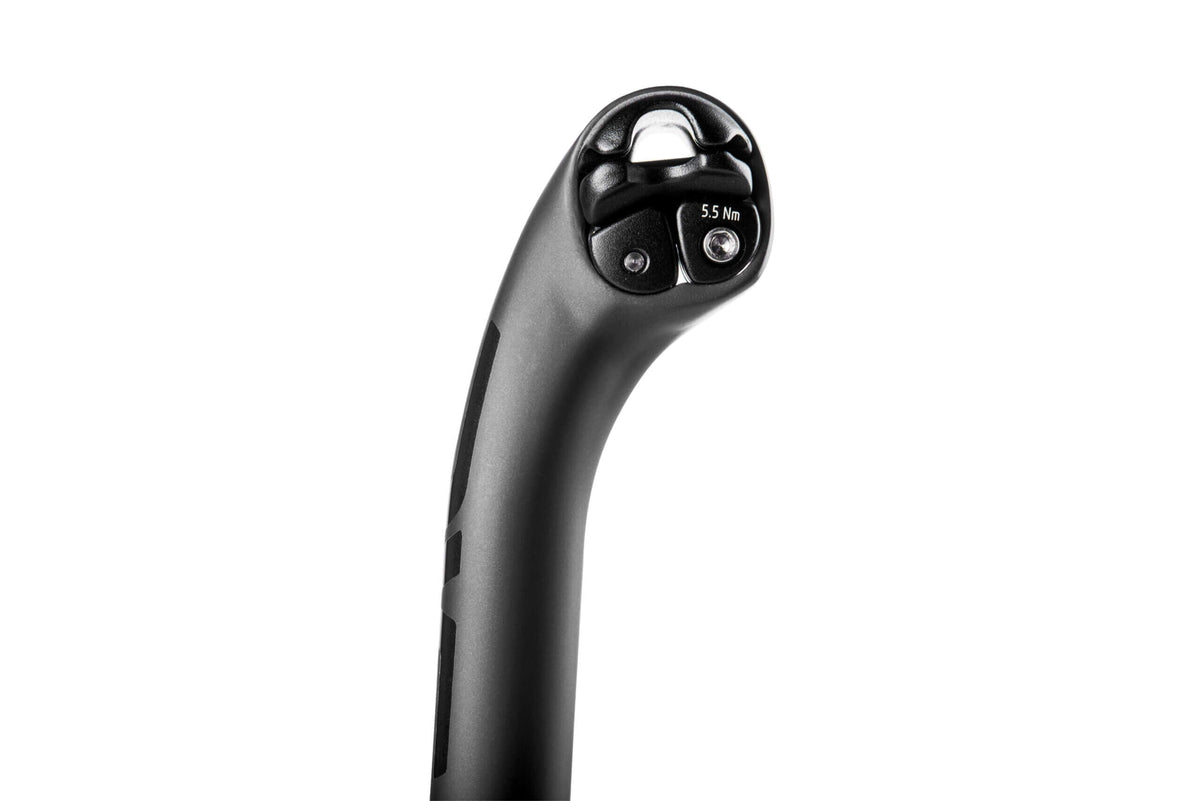 ENVE Seatpost, karbonová sedlovka 400 mm, detail hlavy na dva šrouby
