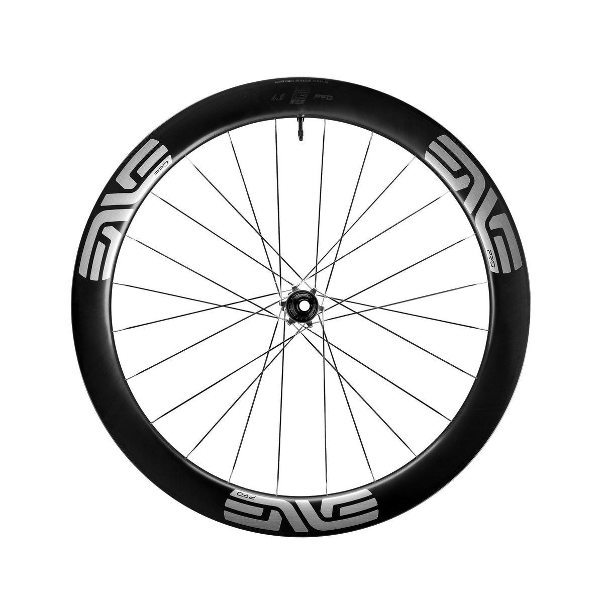 ENVE G SES 4.5 PRO, stříbrné nápisy, zadní kolo z boku #Barva nápisů_Stříbrné
