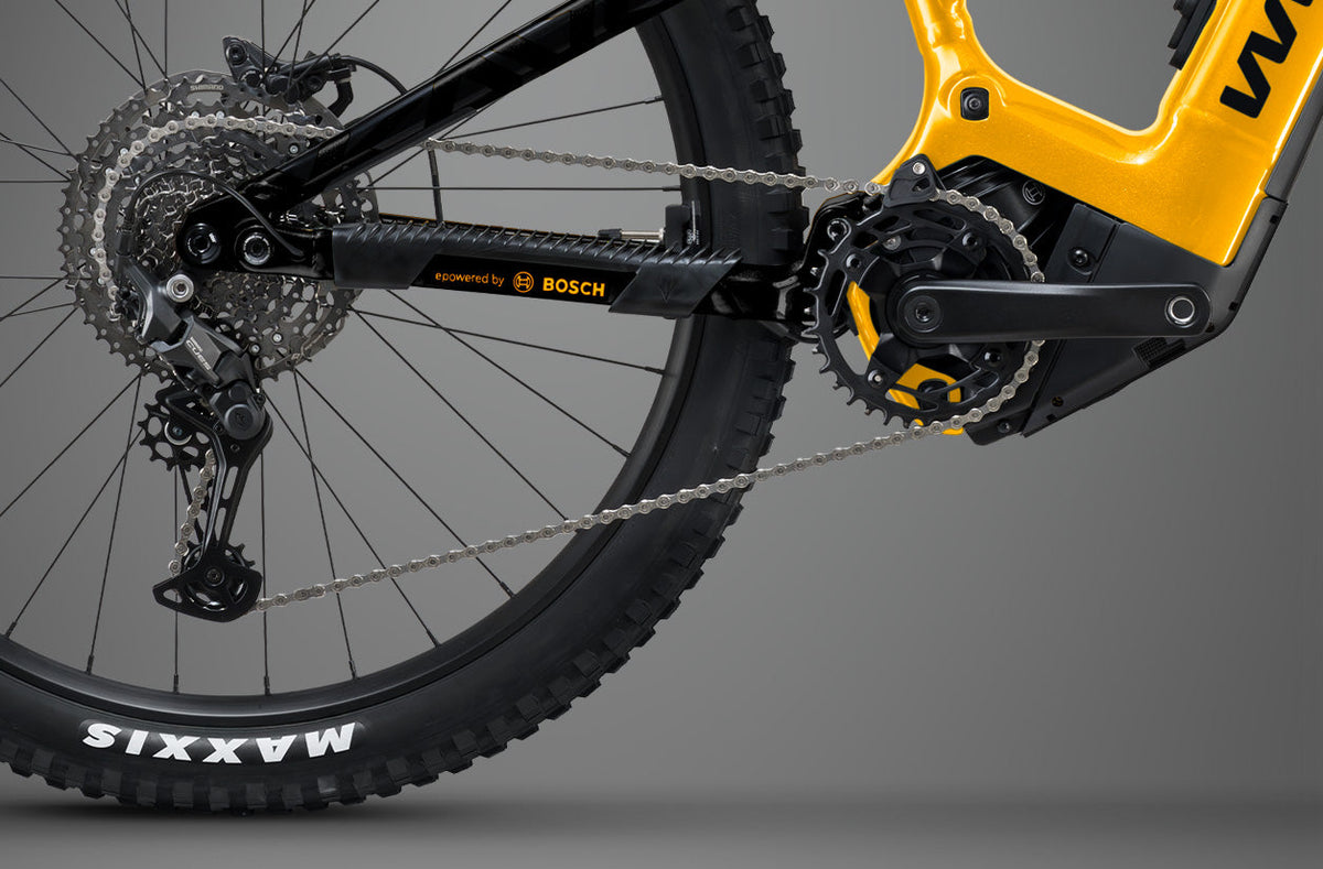 Whyte Kado S 800, Pearl yellow, detail pohonu