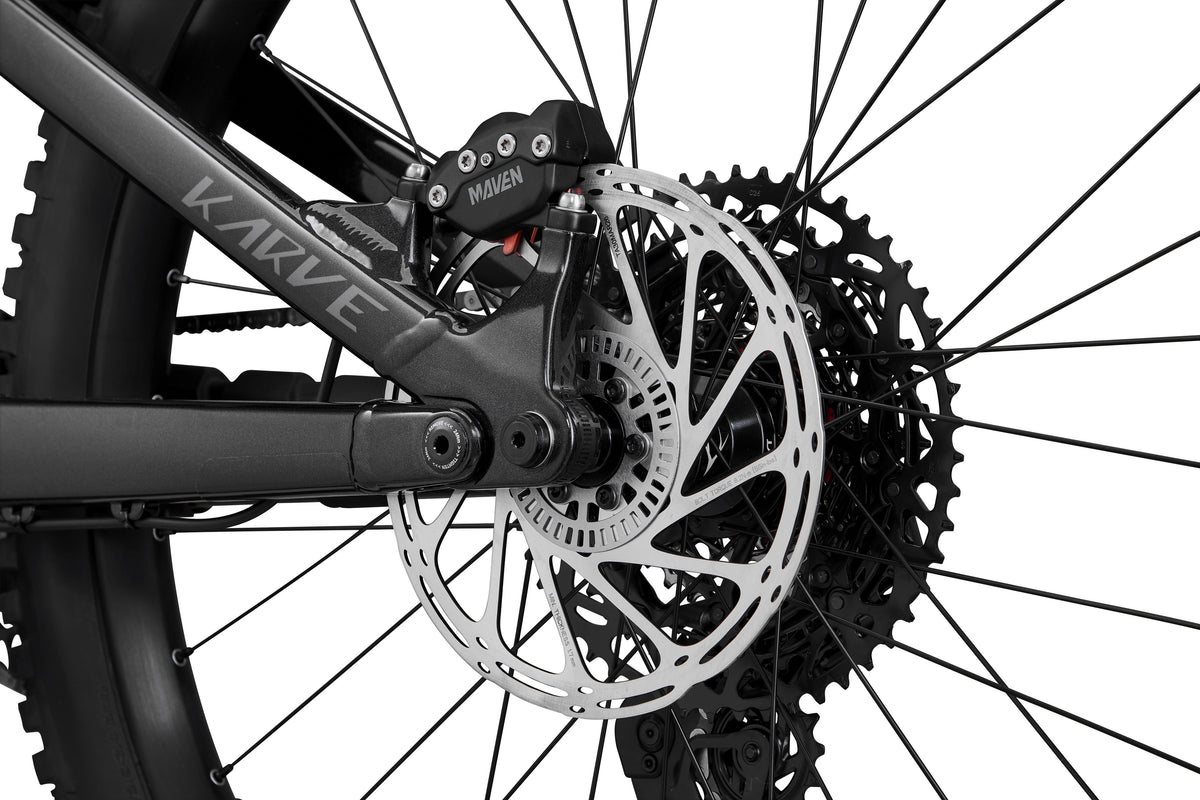 Whyte Karve EVO RS, Gun metal, detail brzdy