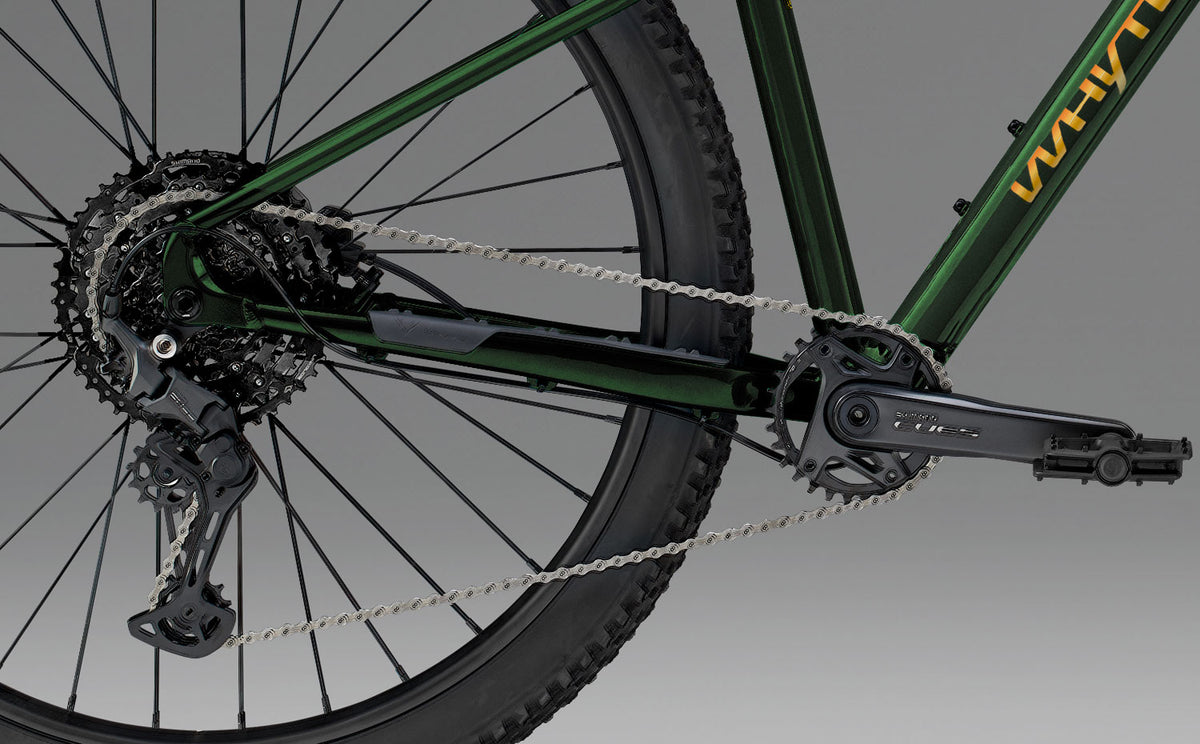 Whyte Secta R, Forest green, detail pohonu