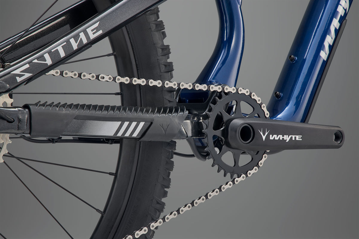 Whyte Sythe S, Sapphire blue, chránič zadní stavby
