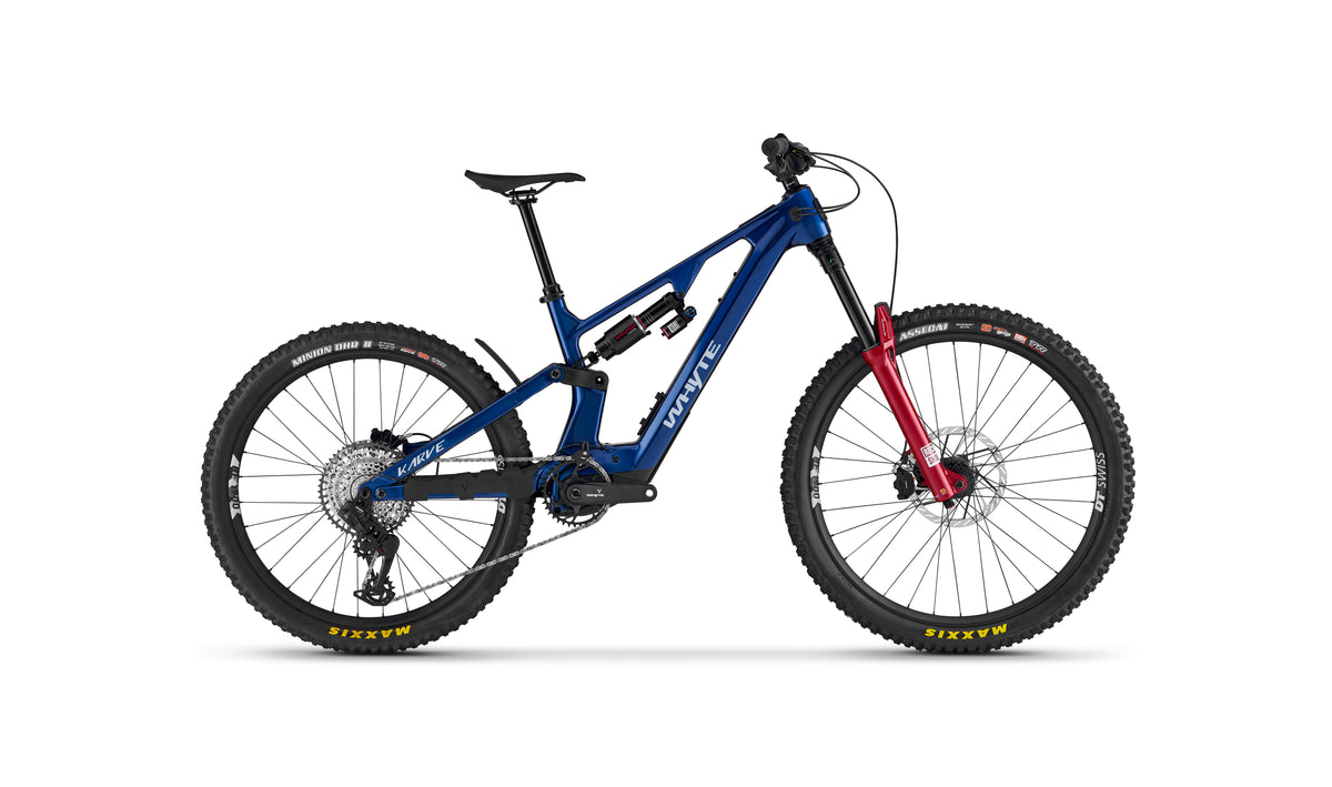 Whyte Karve EVO RSX, Sapphire blue, z boku