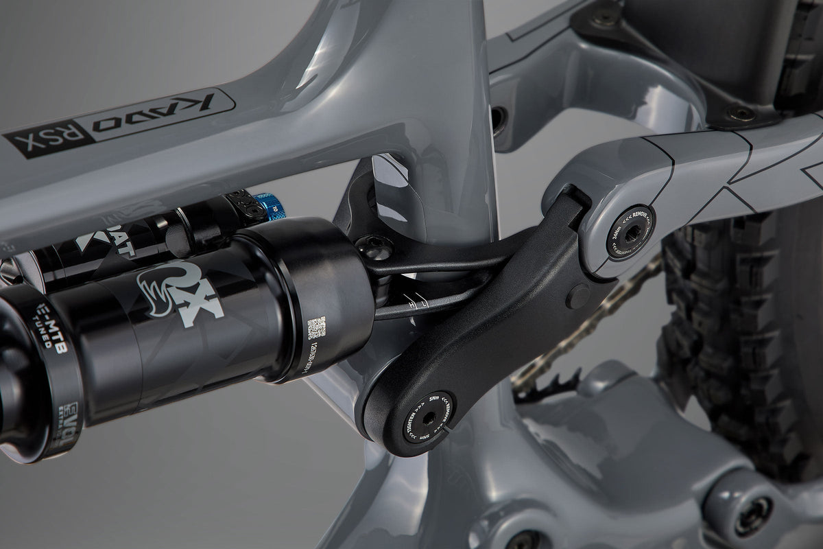 Whyte Kado RSX, Ash grey, detail zadního tlumiče