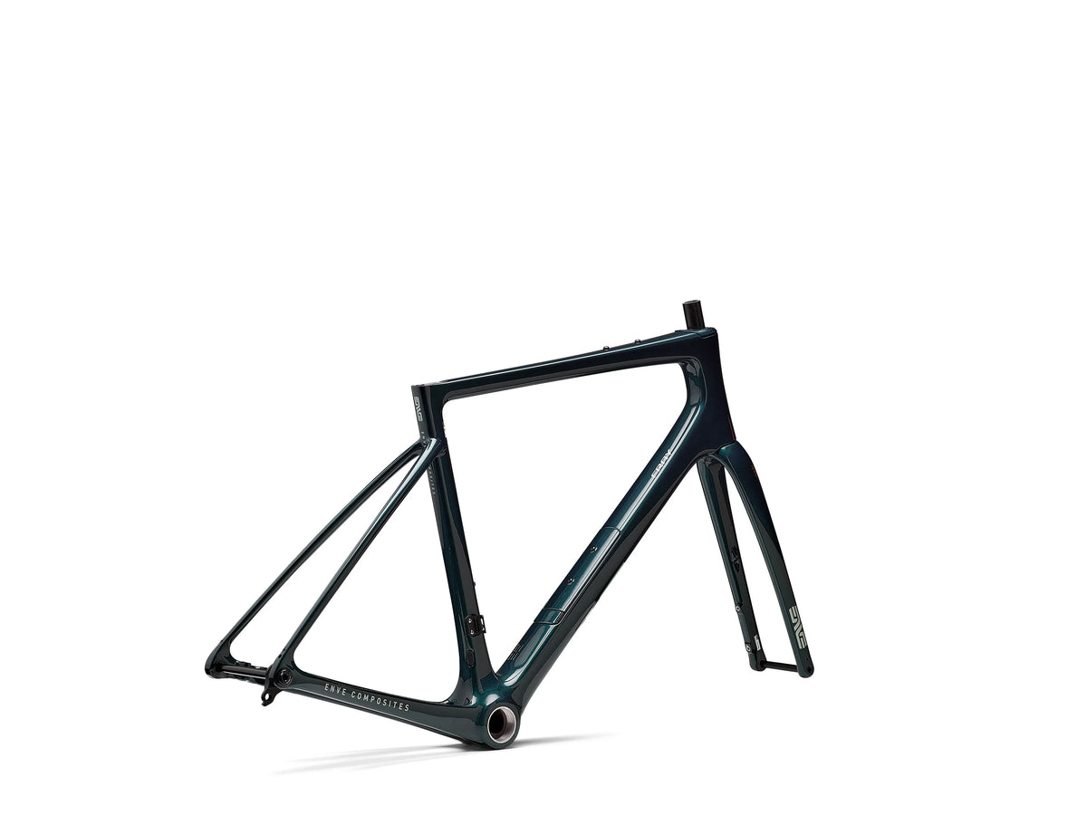 ENVE Fray rámová sada, British Racing Green, rám zezadu ze tří čtvrtin #Barva_British Racing Green