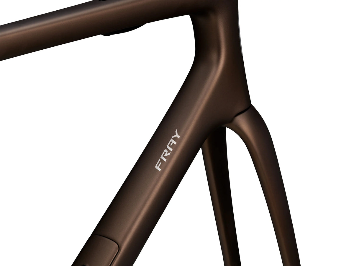 ENVE Fray rámová sada, Toffee Brown, detail sedlové trubky #Barva_Toffee Brown