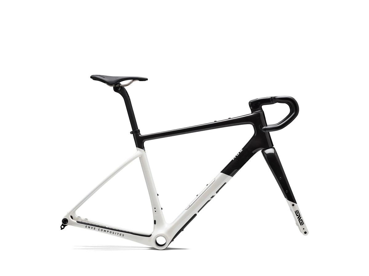 ENVE MOG rámová sada, Aspen White, s řídítky a sedlovkou z boku #Barva_Aspen White