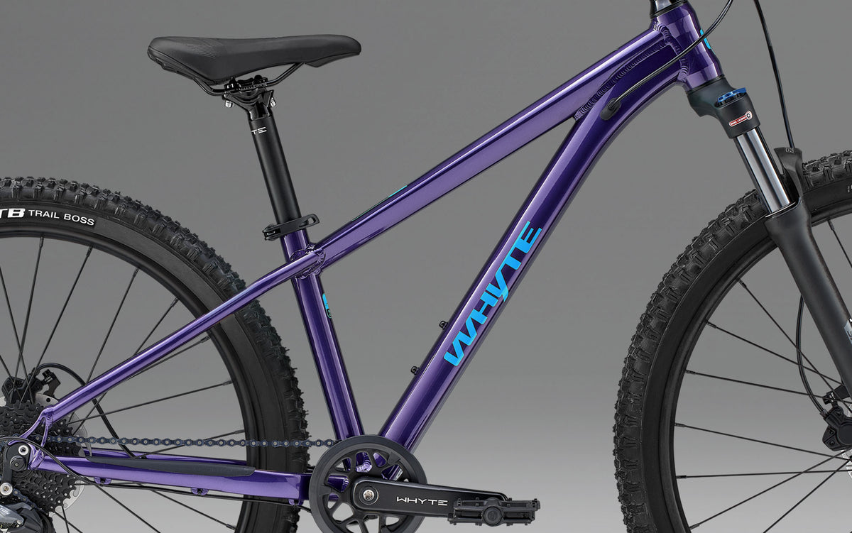 Whyte Secta 26 MX, Purple, detail rámu
