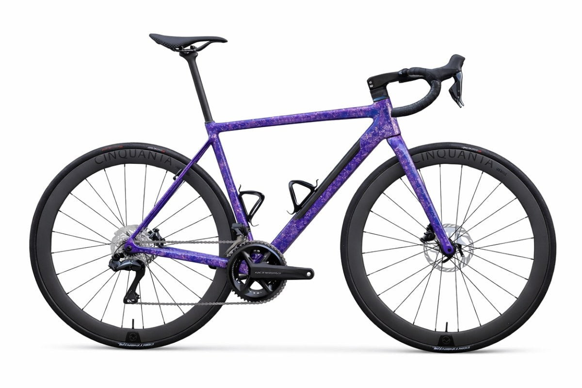Officine Mattio Granfondo Myst Serpentinite, vel. 50, výřez na bílém, pohled z boku