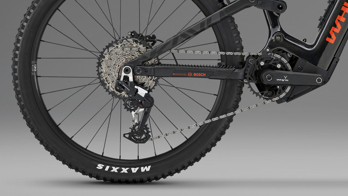 Whyte Kado RS, Monarch black, detail pohonu