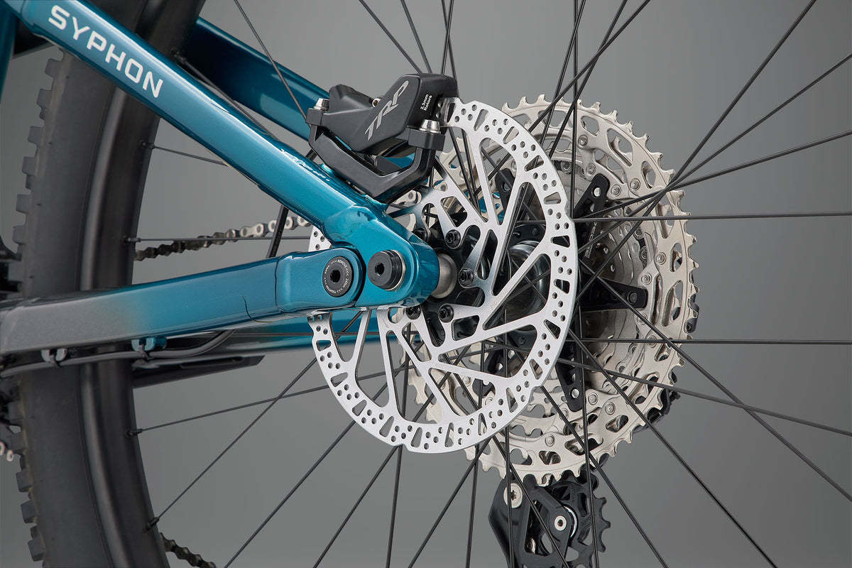 Whyte Syphon S, Aquamarine, detail brzdy