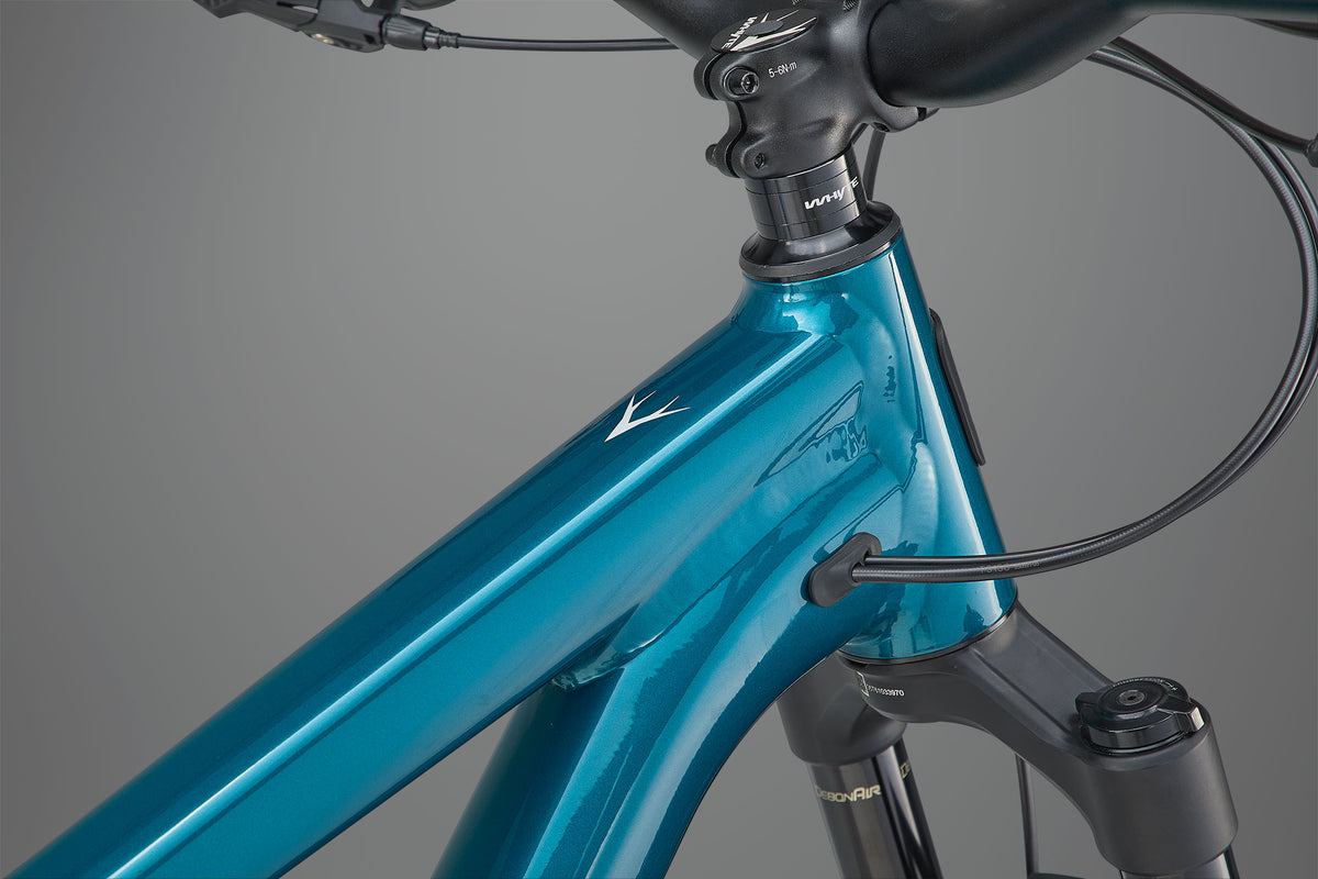 Whyte Syphon S, Aquamarine, utěsněné průchodky lanek