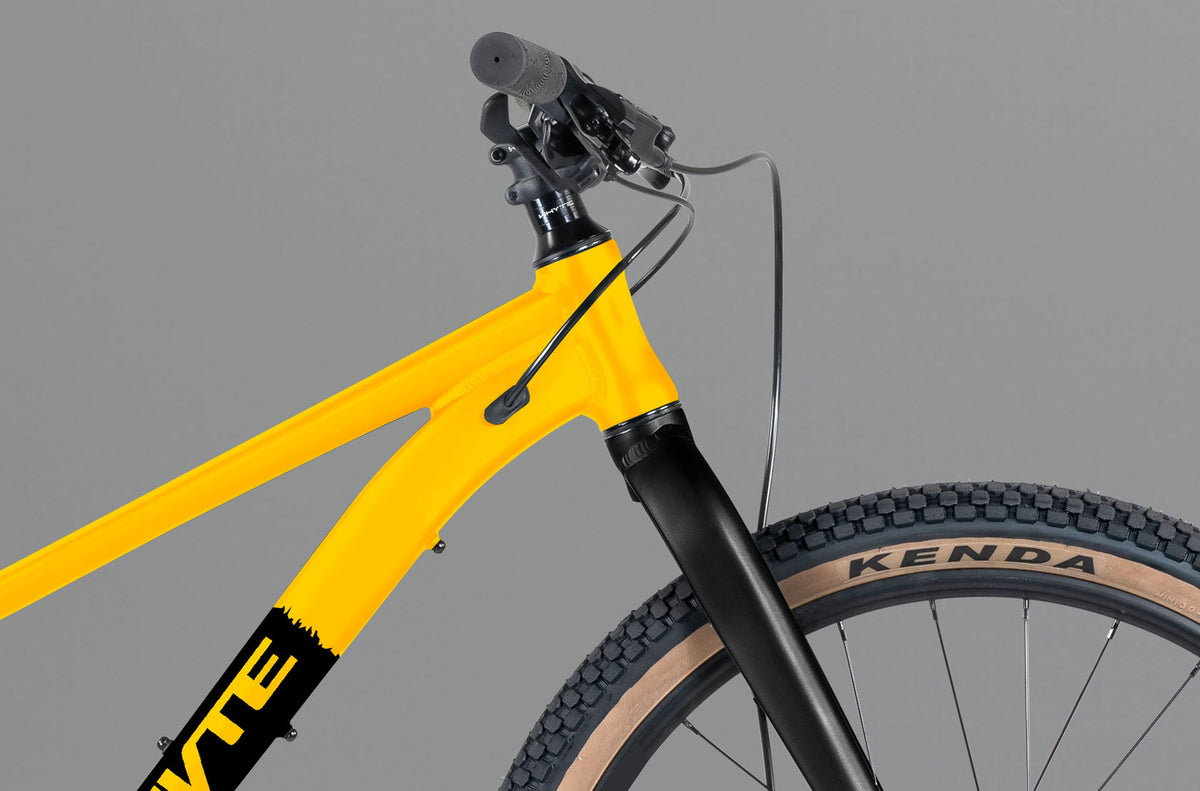 Whyte Secta 24, Yellow, detail vidlice