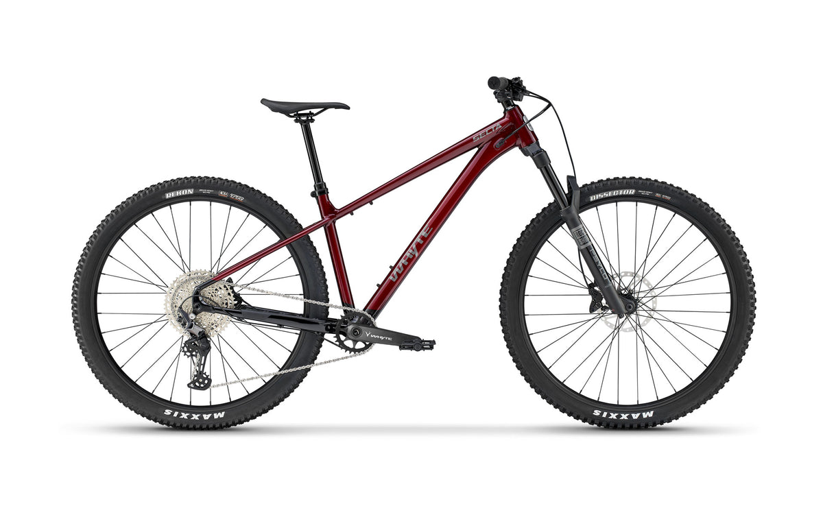 Whyte Secta RS, Ruby red and black, z boku