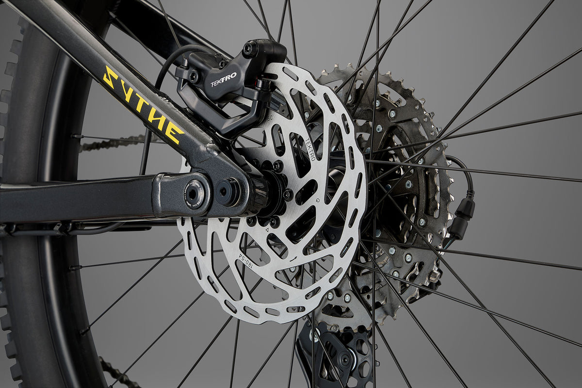Whyte Sythe 27, Embers, detail brzdy