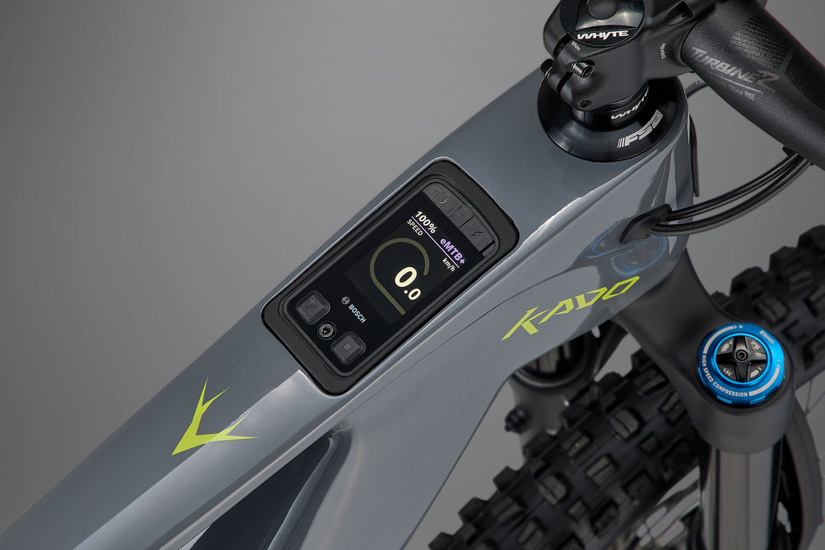Whyte Kado RSX, Ash grey, detail ovládání