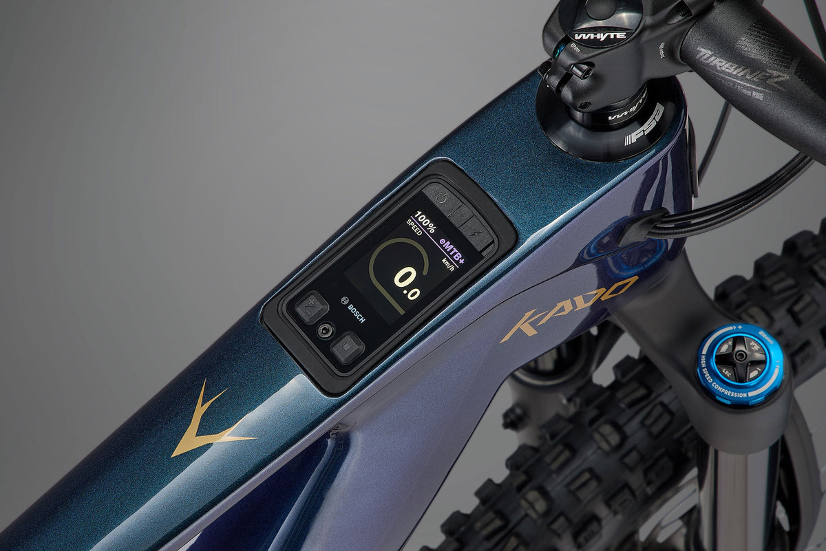 Whyte Kado RSX, Midnight blue, detail ovládání