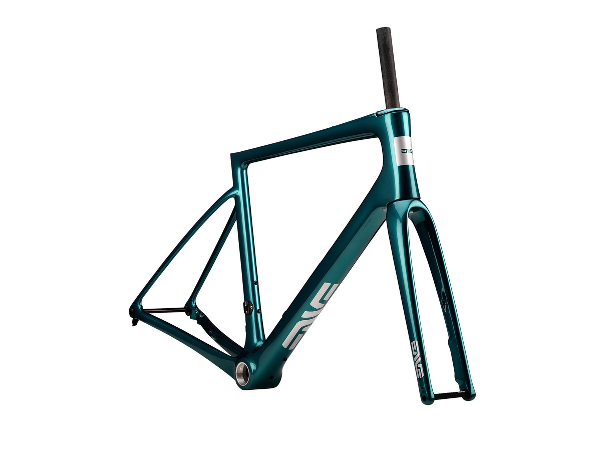 ENVE Fray rámová sada, Agave Blue, rám zepředu ze tří čtvrtin #Barva_Agave Blue