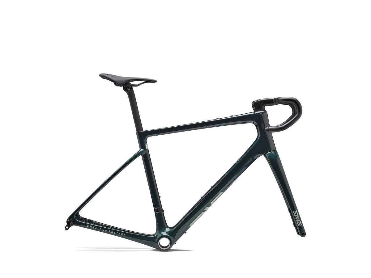 ENVE Fray rámová sada, British Racing Green, s řídítky a sedlovkou z boku #Barva_British Racing Green