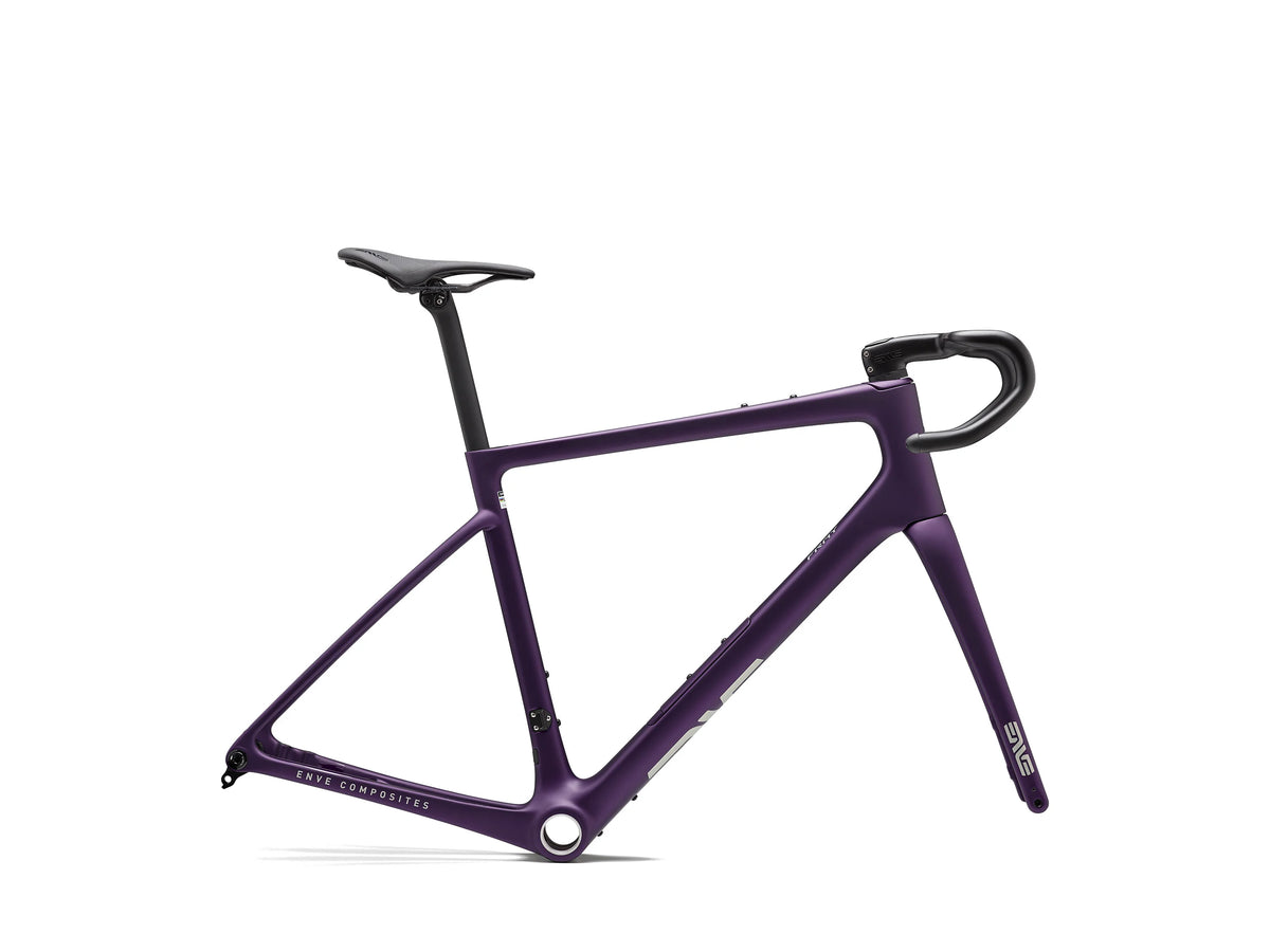 ENVE Fray rámová sada, Perfect Purple, s řídítky a sedlovkou z boku #Barva_Perfect Purple