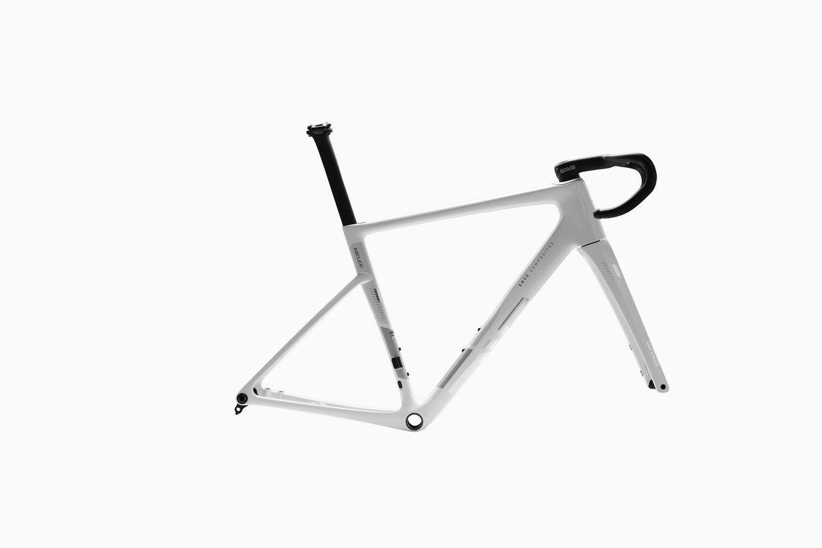 ENVE Melee v2 rámová sada, White Lightning, s řídítky a sedlovkou z boku #Barva_White Lightning