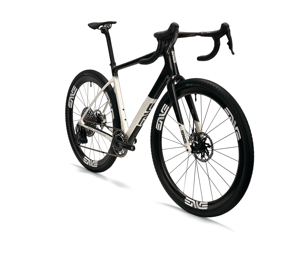ENVE MOG, Aspen White, zepředu ze tří čtvrtin #Barva_Aspen White