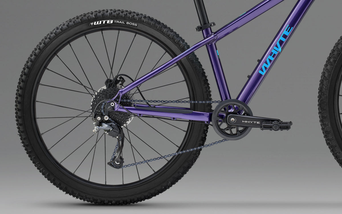 Whyte Secta 26 MX, Purple, detail pohonu
